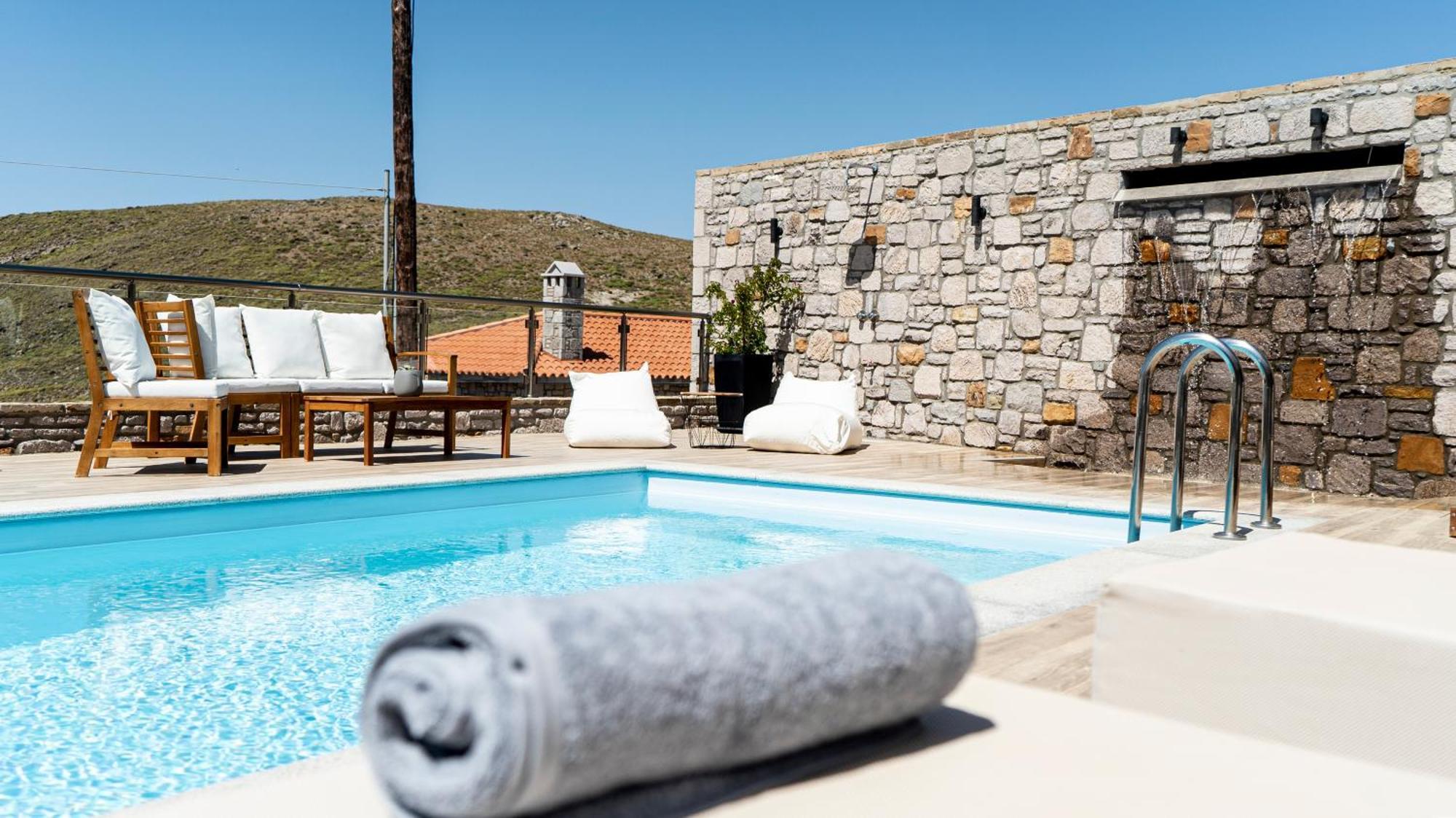 Lithoessa Luxury Apartments Agios Ioannis Kaspaka Exterior foto